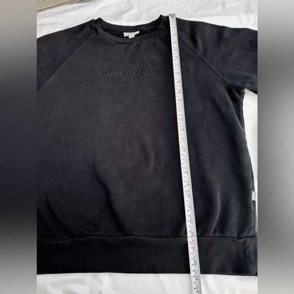 Frank and oak Black Pullover Crewneck Sweatshirt - Picture 4 of 8